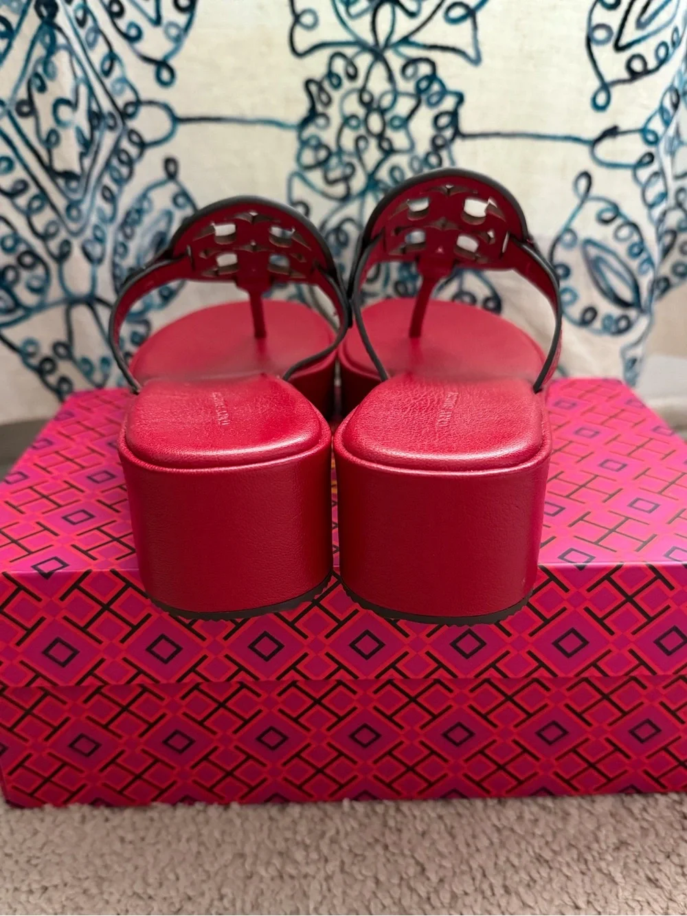Tory Burch Miller Wedge Sandals - Picture 4 of 6